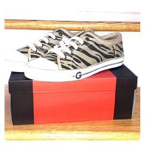 NEW Guess Gold Multi Texture Casual Sneaker